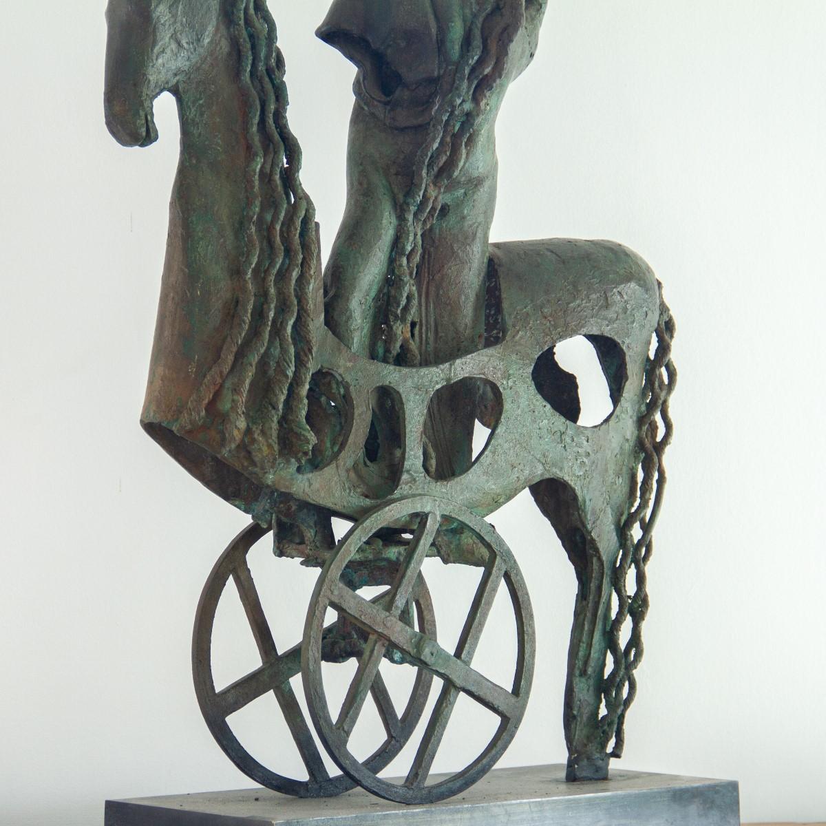 Spanish Bronze Sculpture by Oscar Estruga, circa 1979 5