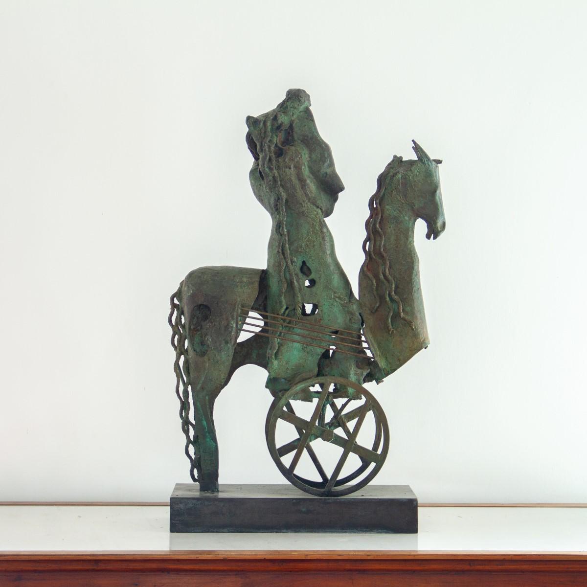 Spanish Bronze Sculpture by Oscar Estruga, circa 1979 7