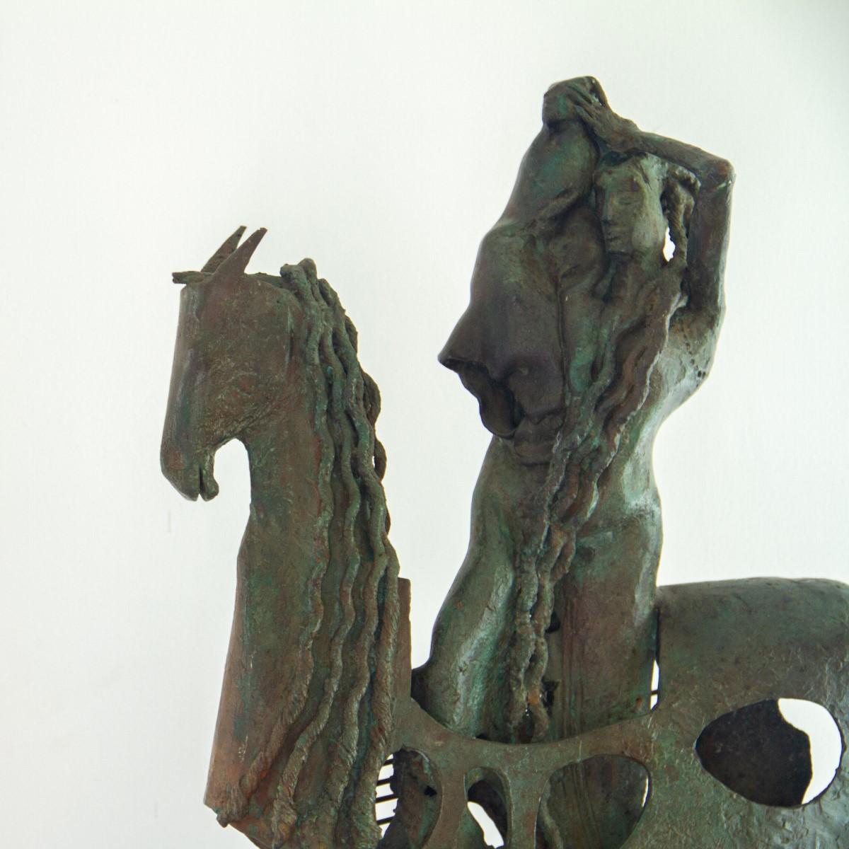 Spanish Bronze Sculpture by Oscar Estruga, circa 1979 1
