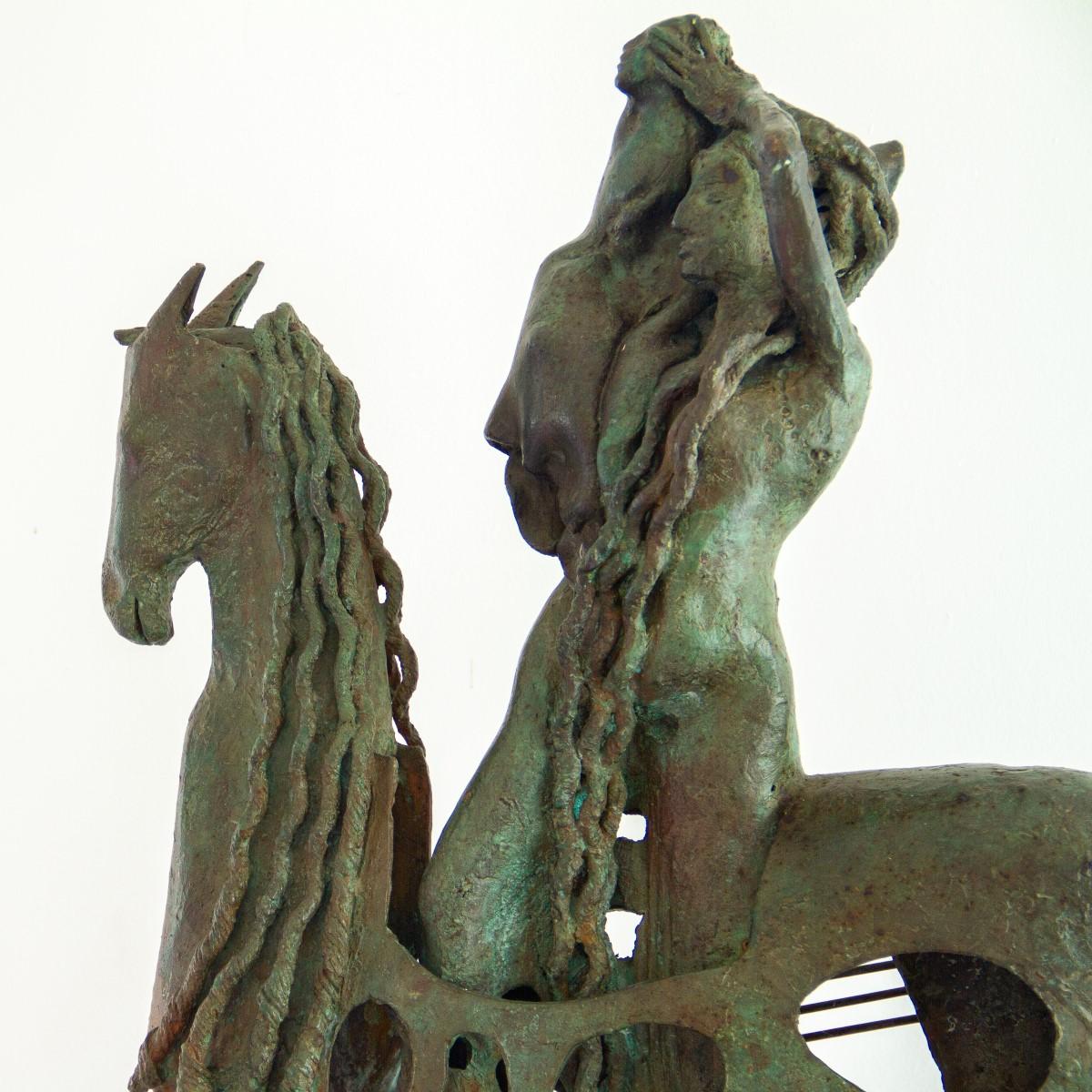 Spanish Bronze Sculpture by Oscar Estruga, circa 1979 2