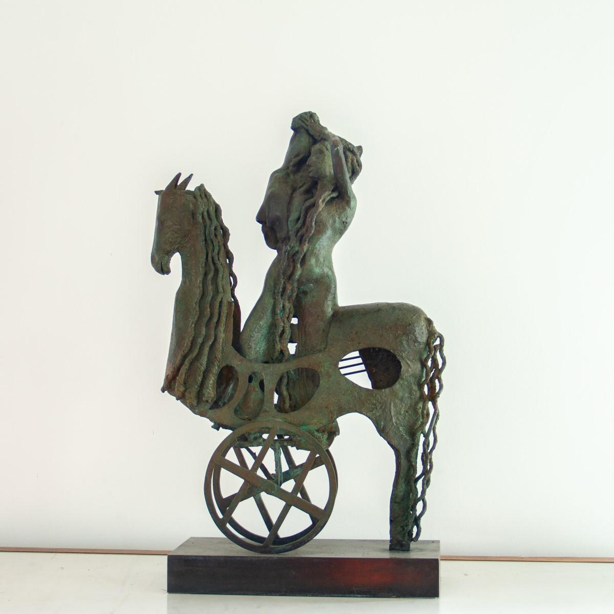 Spanish Bronze Sculpture by Oscar Estruga, circa 1979 3