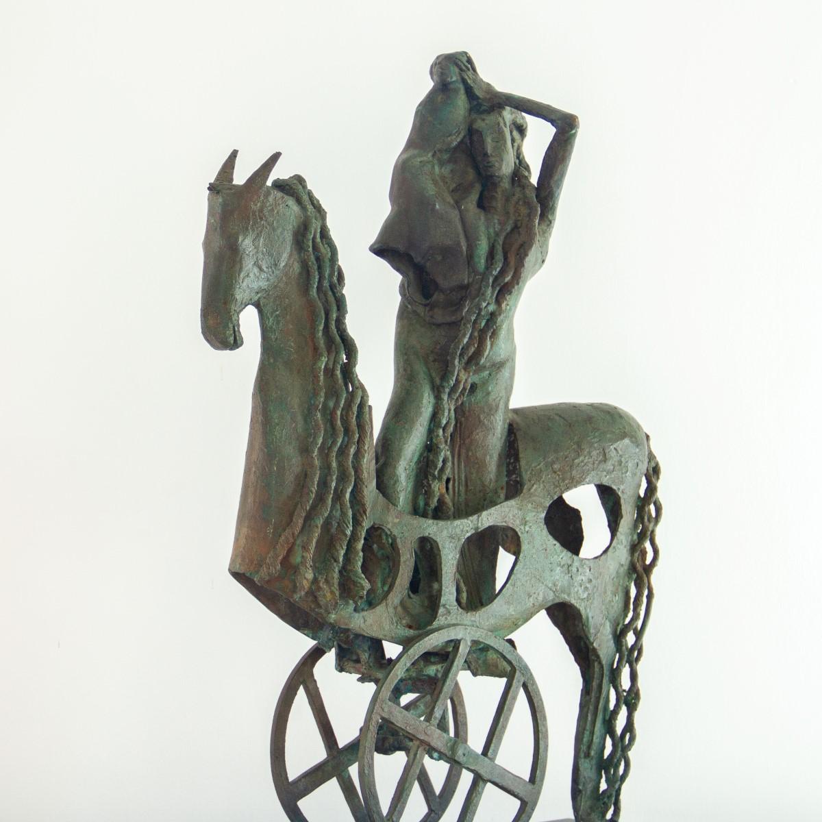 Spanish Bronze Sculpture by Oscar Estruga, circa 1979 4