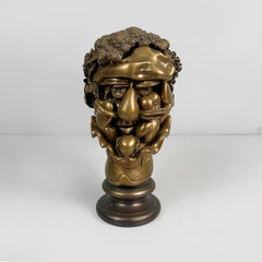 Spanish bronze sculpture Homage to Arcimboldo by Miguel Berrocal, 1976-79
