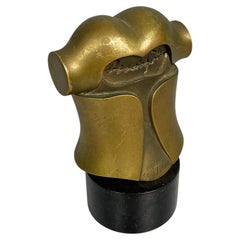 Spanish bronze sculpture Torso Marzotto by Miguel Berrocal, 1986