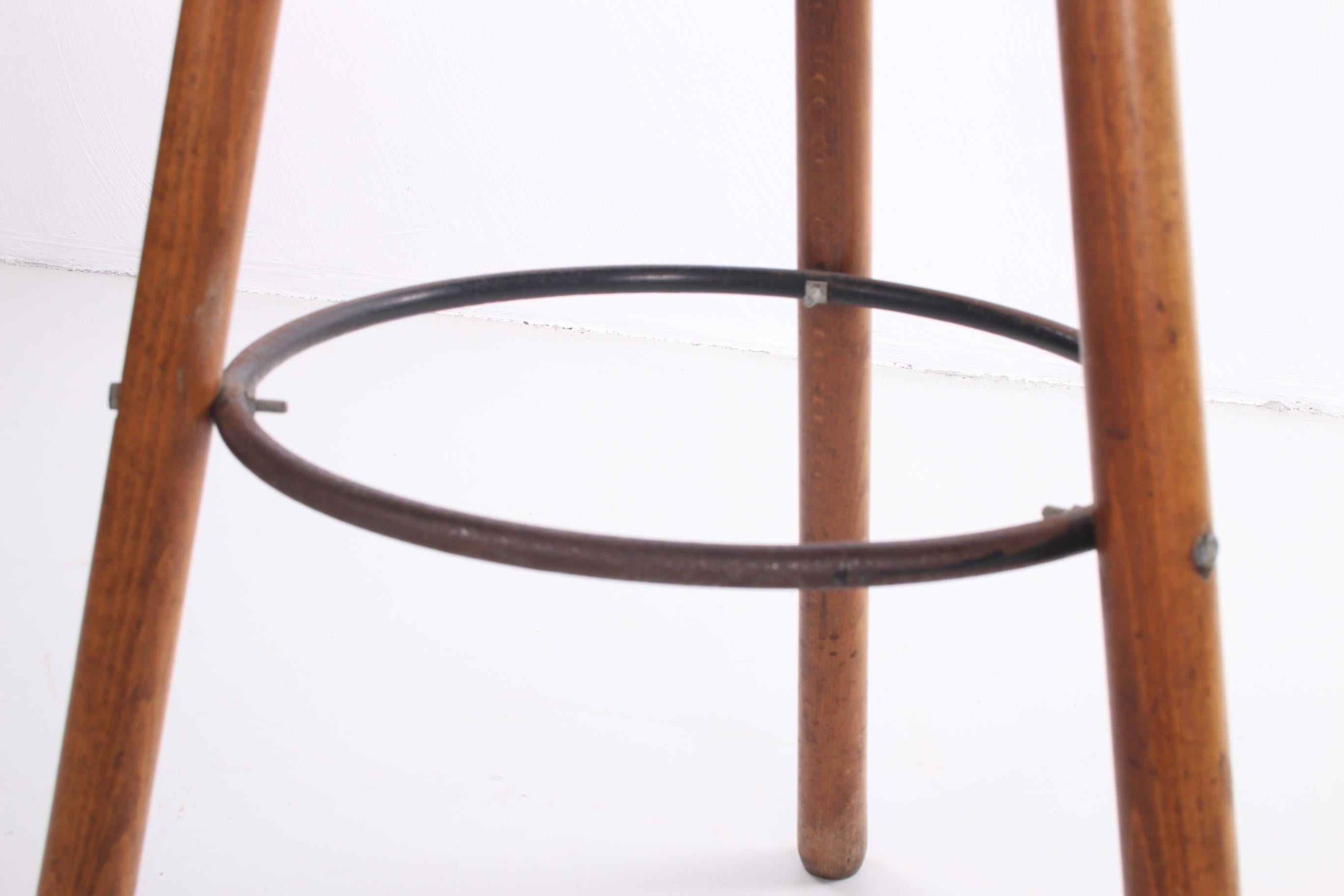 Spanish Brutalist Barstool Marbella for Confonorm, 1970s In Good Condition In Oostrum-Venray, NL