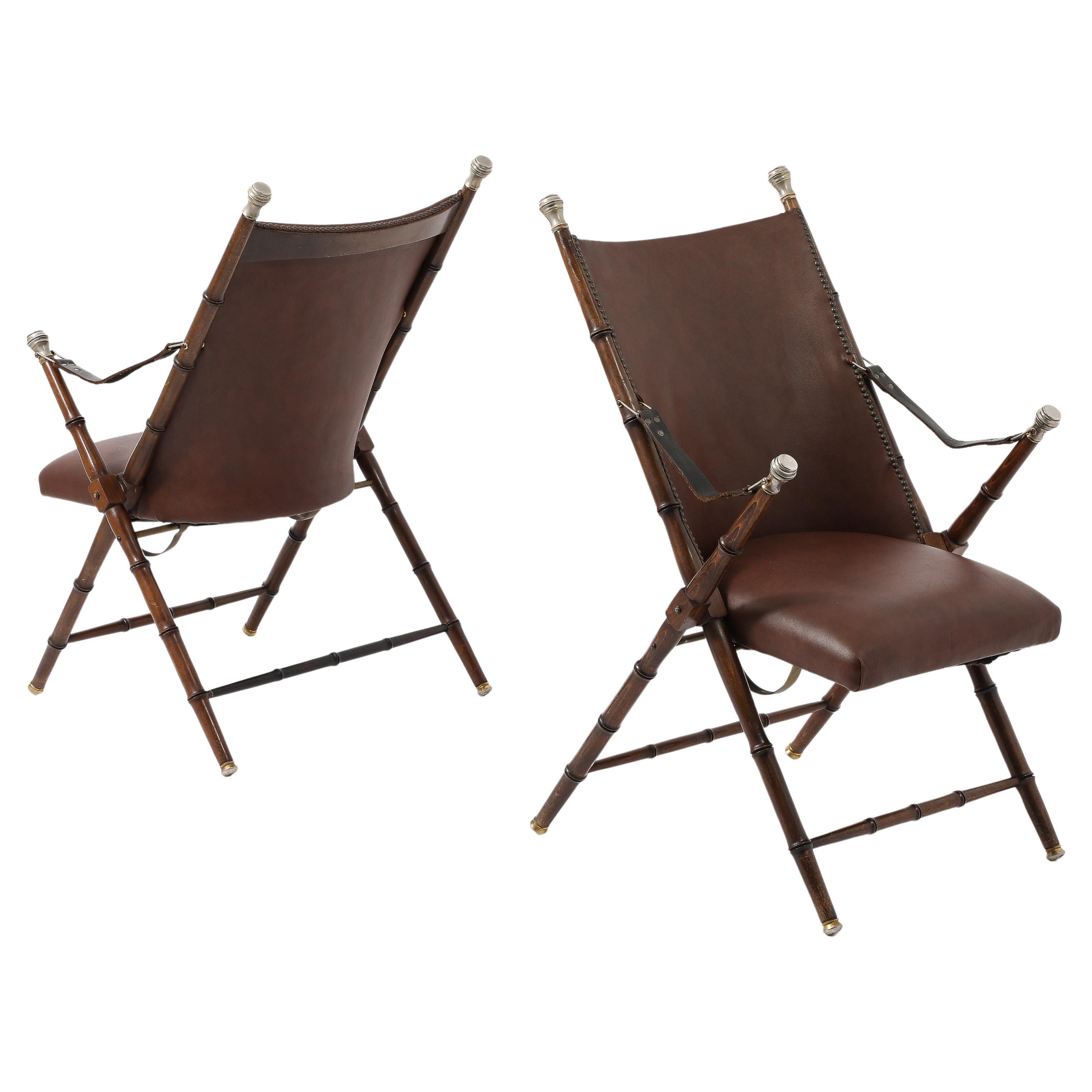 Spanish Campaign Chairs, Spain 1950's