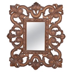 Spanish Carved and Gilded Mirror