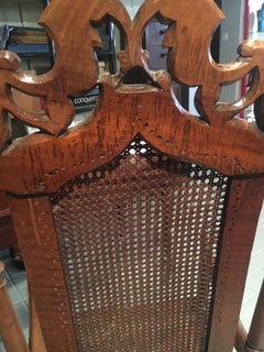 Spanish Carved Walnut Armchair, Late 17th Century