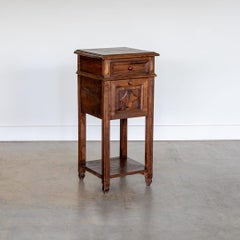 Spanish Carved Wood End Table