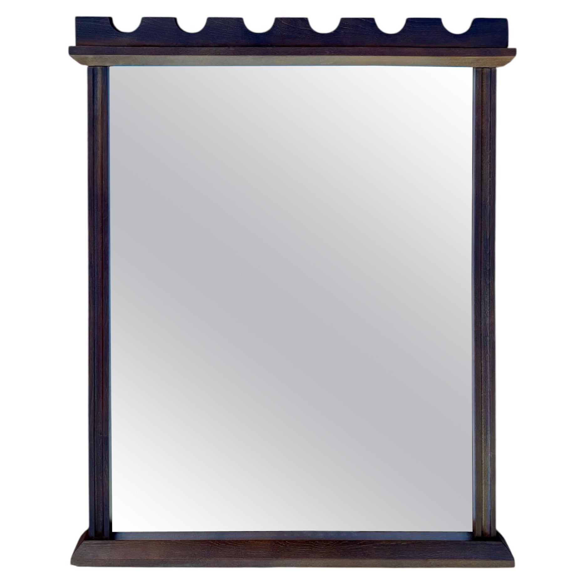 Spanish Castilian Wooden Mirror, Early 20th Century