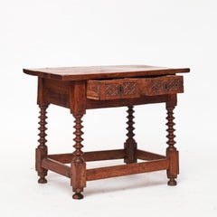 Spanish, Catalonia Baroque Side Table, Late 1600s