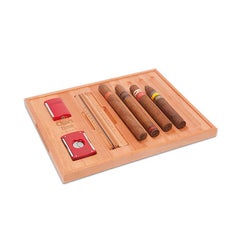 Spanish Cedar Cigar Tray, by Massimo de Munari, Handmade in Italy