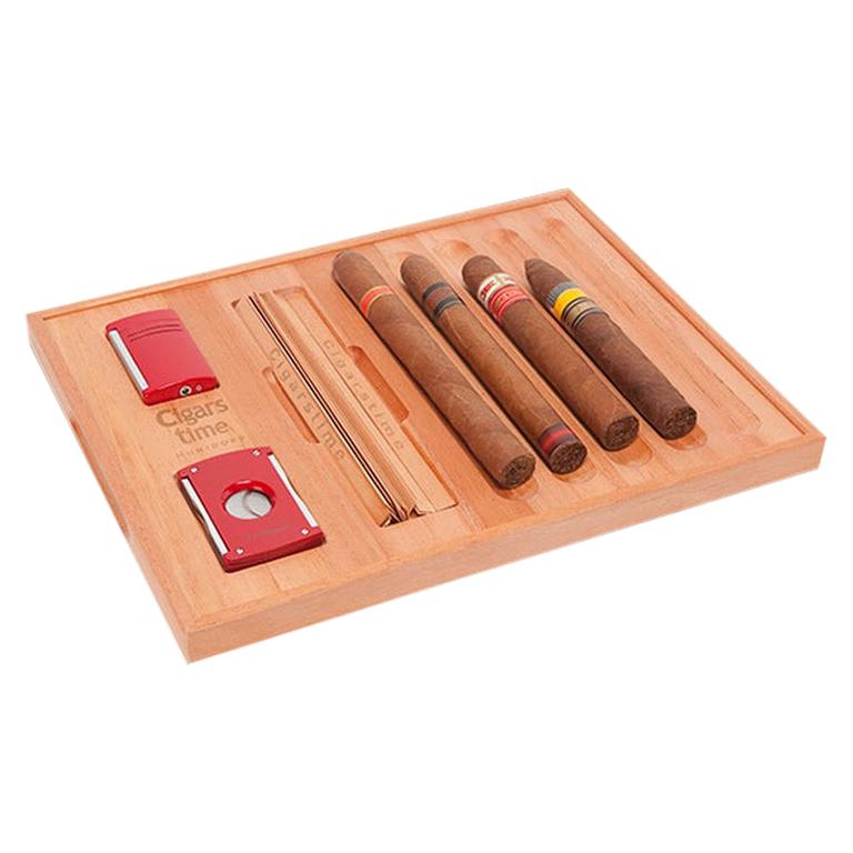 Spanish Cedar Cigar Tray, by Massimo de Munari, Handmade in Italy For Sale