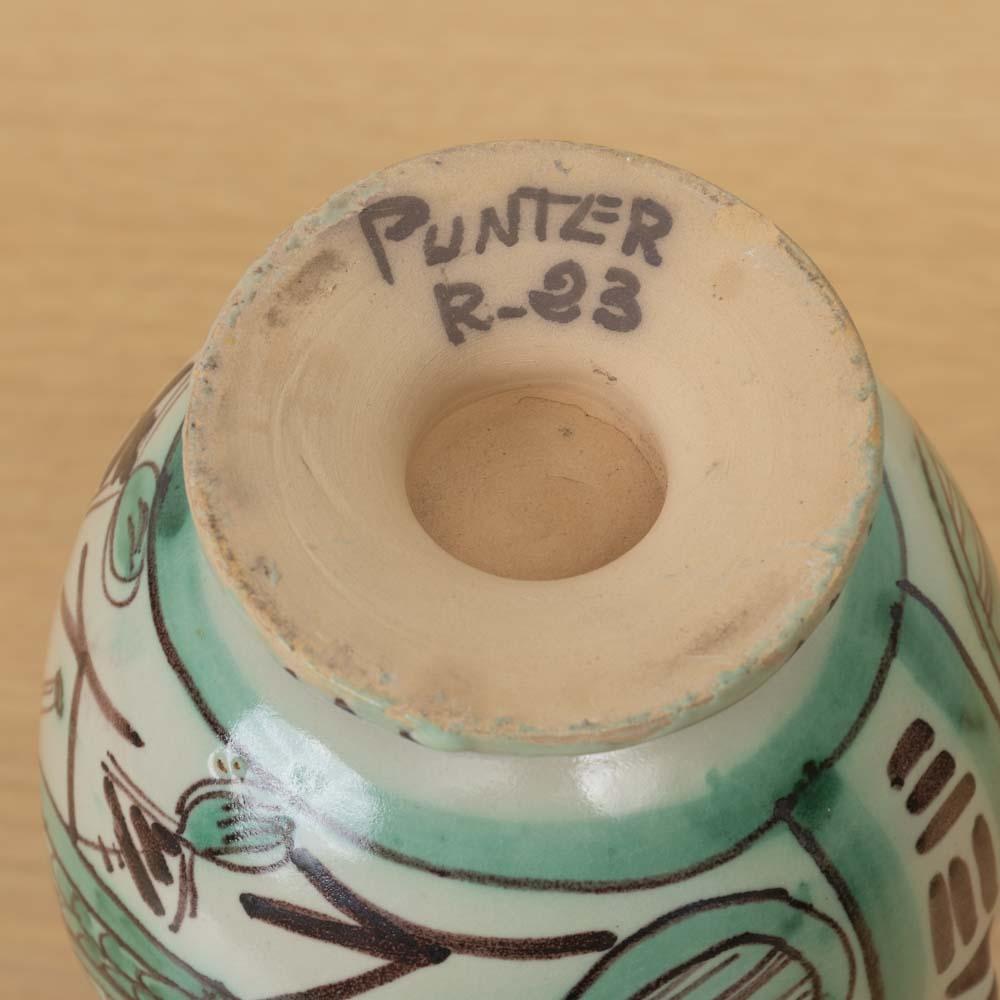 Vaso spagnolo in ceramica dipinta di Domingo Punter, firmato in vendita 5