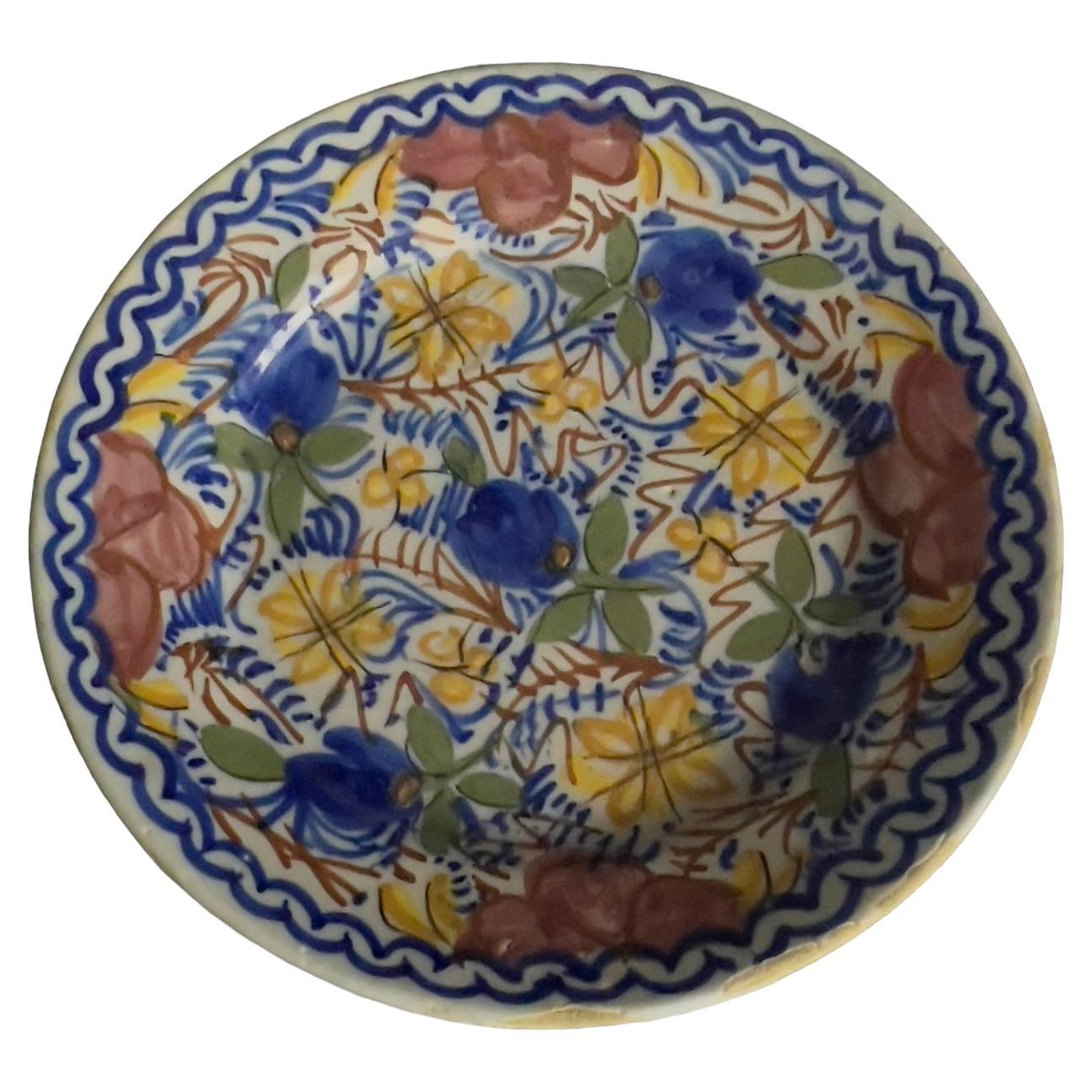 Spanish Ceramic Plate