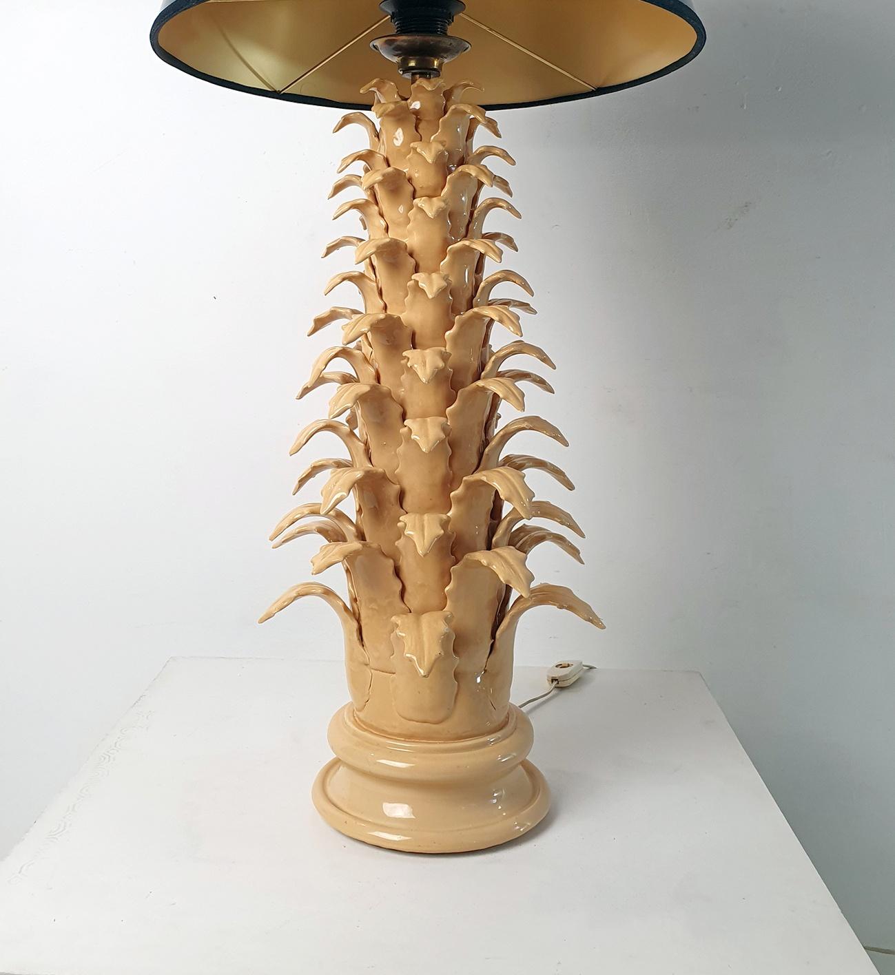 Spanish Ceramic Table Lamp 1970s For Sale 3