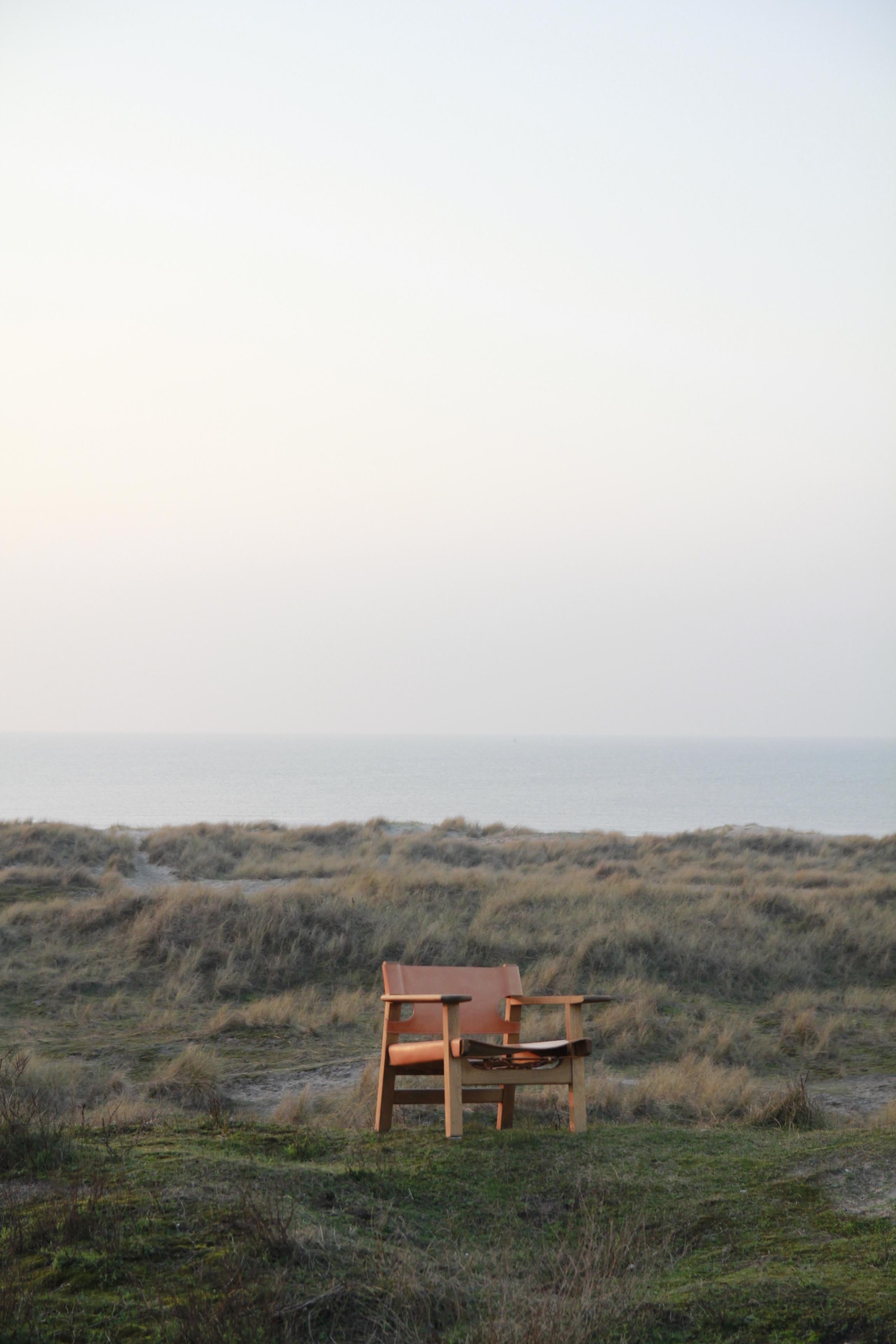 Spanish Chair Model nr 2226 by Børge Mogensen for Fredericia, Denmark, 1950's 3