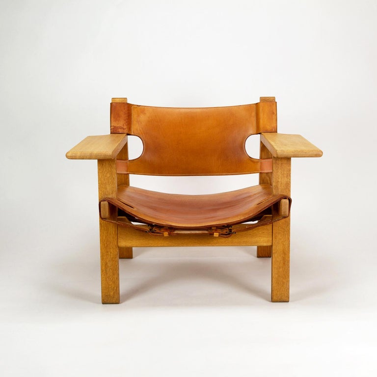 Spanish Chair Model BM2226 by Børge Mogensen for Fredericia, Denmark