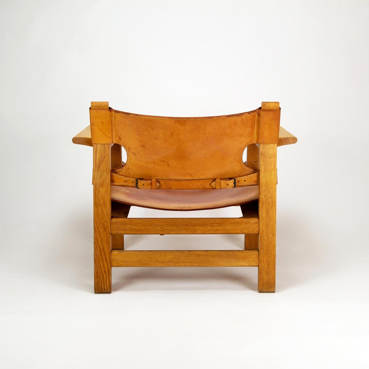 Mid-Century Modern Spanish Chair Model BM2226 by Børge Mogensen for Fredericia, Denmark, 1960s