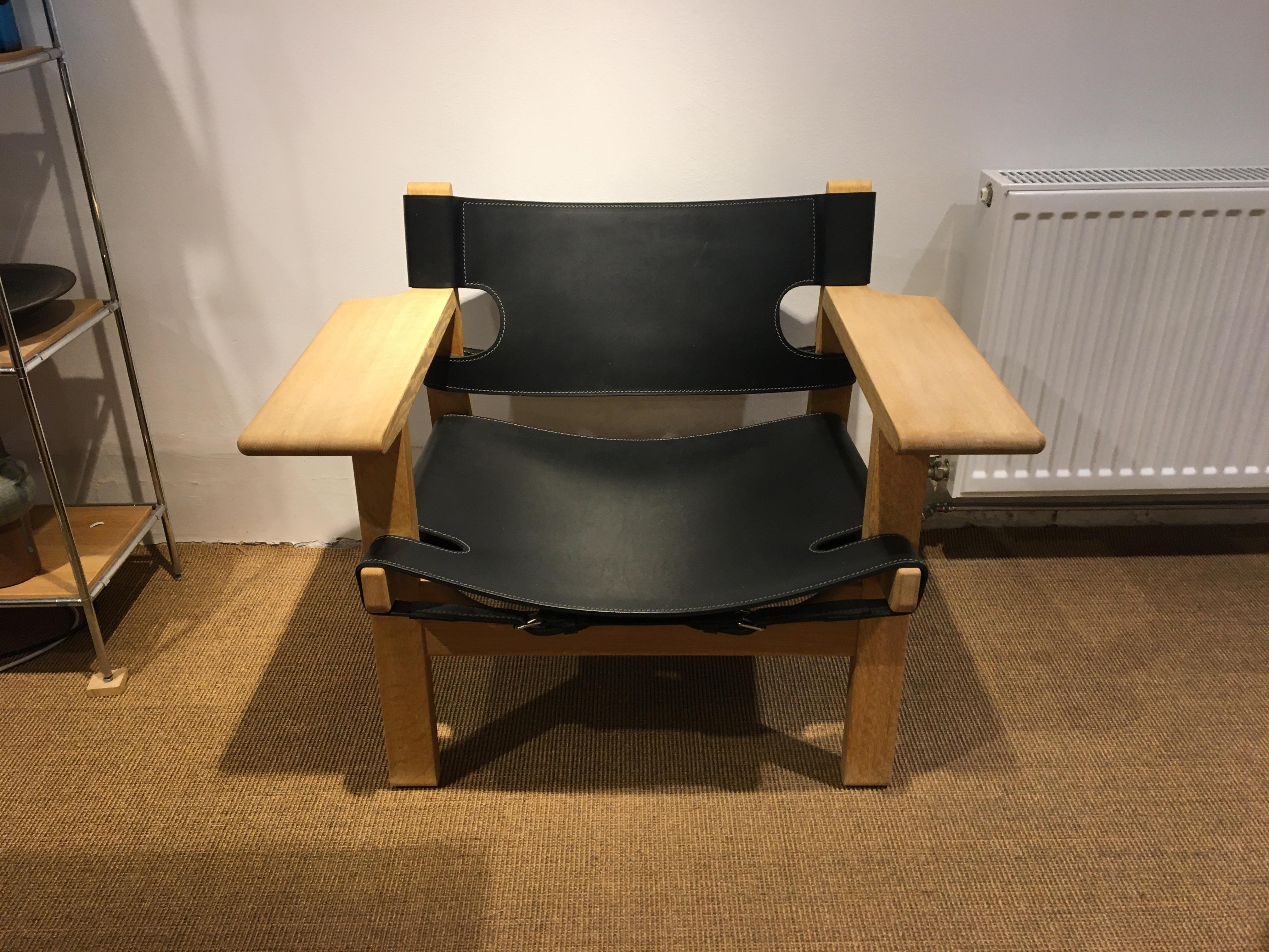 Spanish Chairs BM 2226 by Børge Mogensen For Sale 1