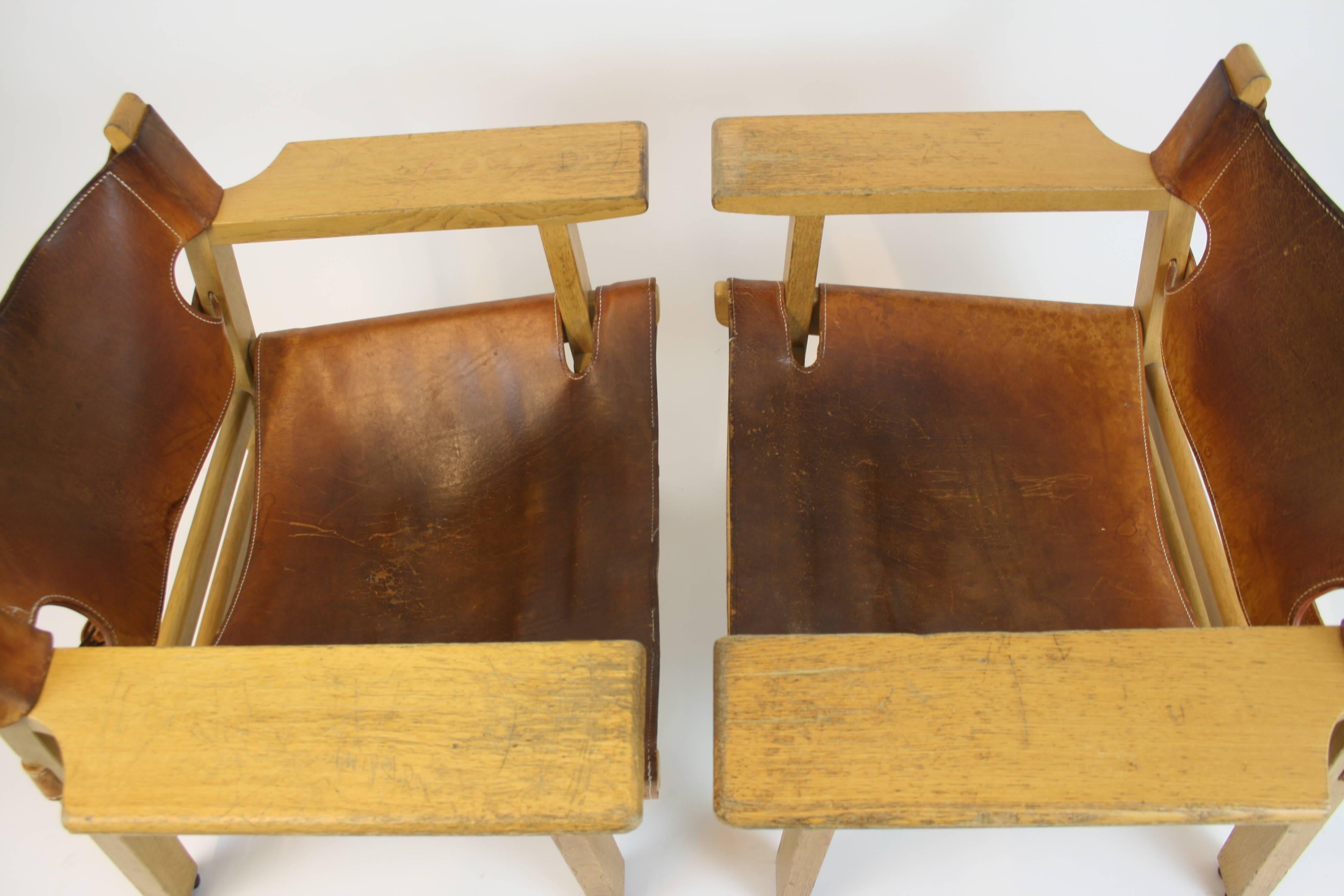 Spanische Stühle von Brge Mogensen, 2 Paar im Angebot 2