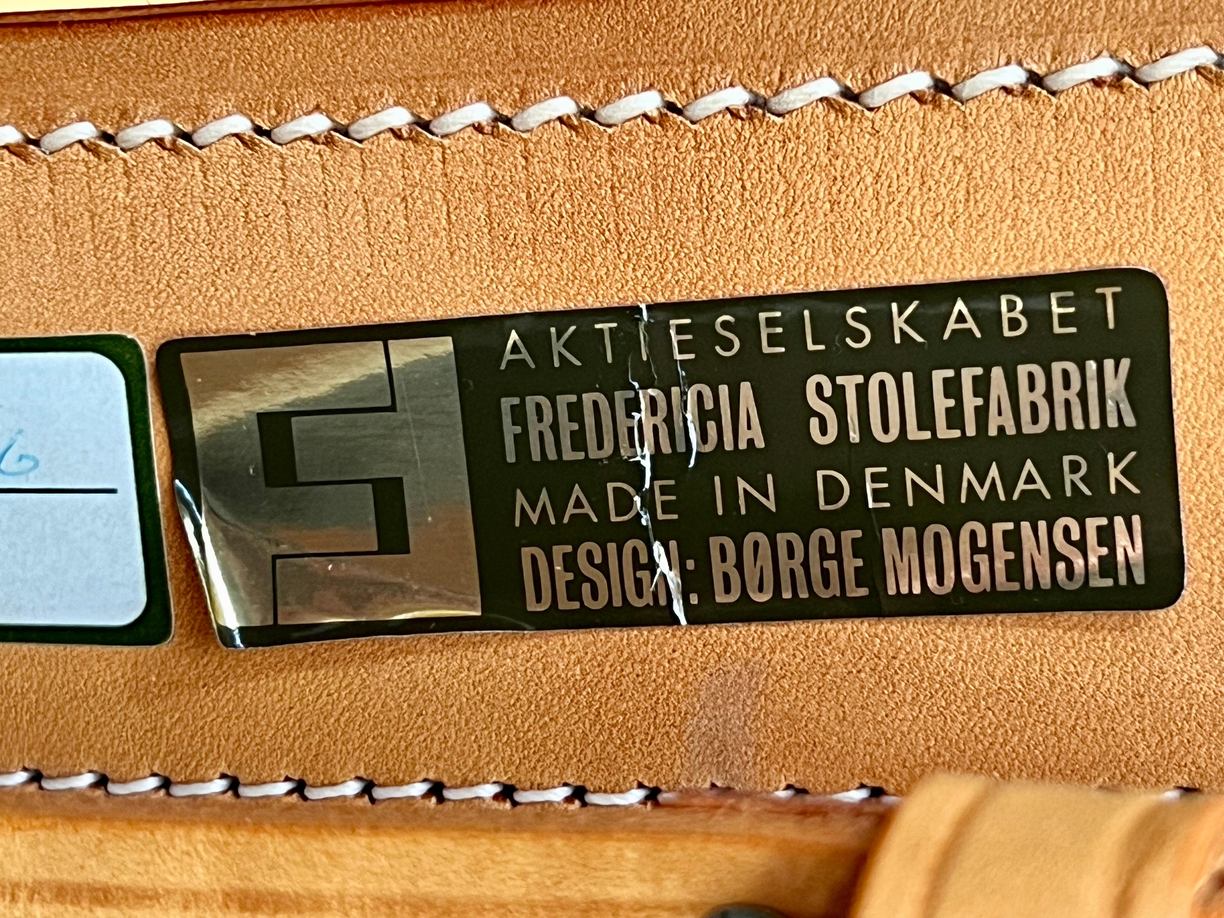 Sillas españolas de Børge Mogensen para Fredericia, años 70 en venta 6
