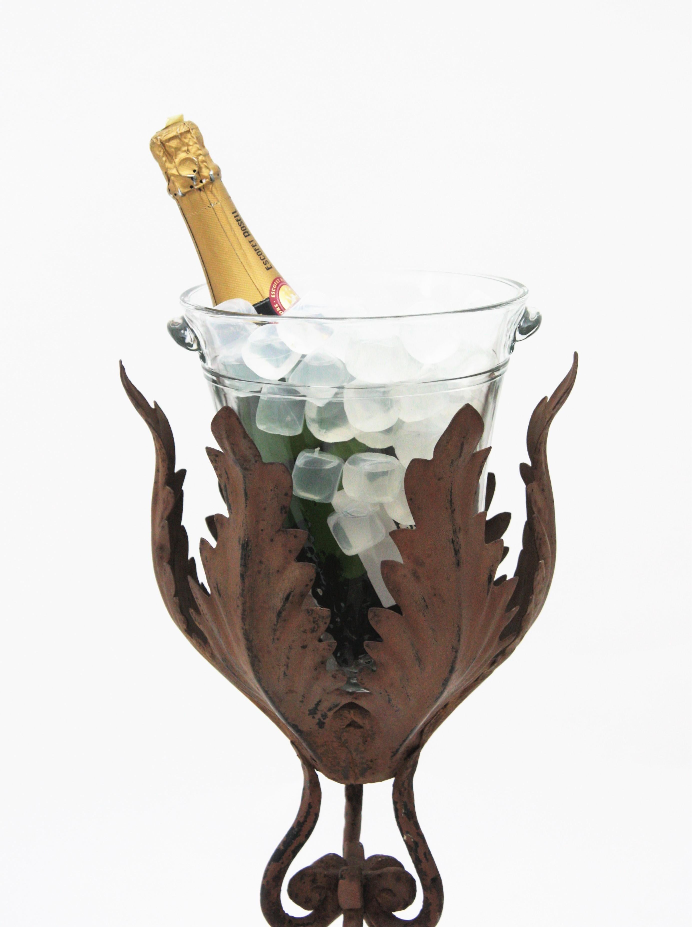 wine chiller with stand
