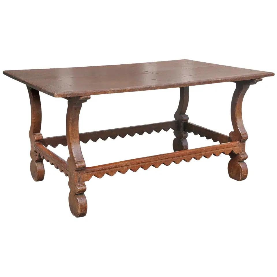 Baroque Spanish Chestnut Centre Table For Sale