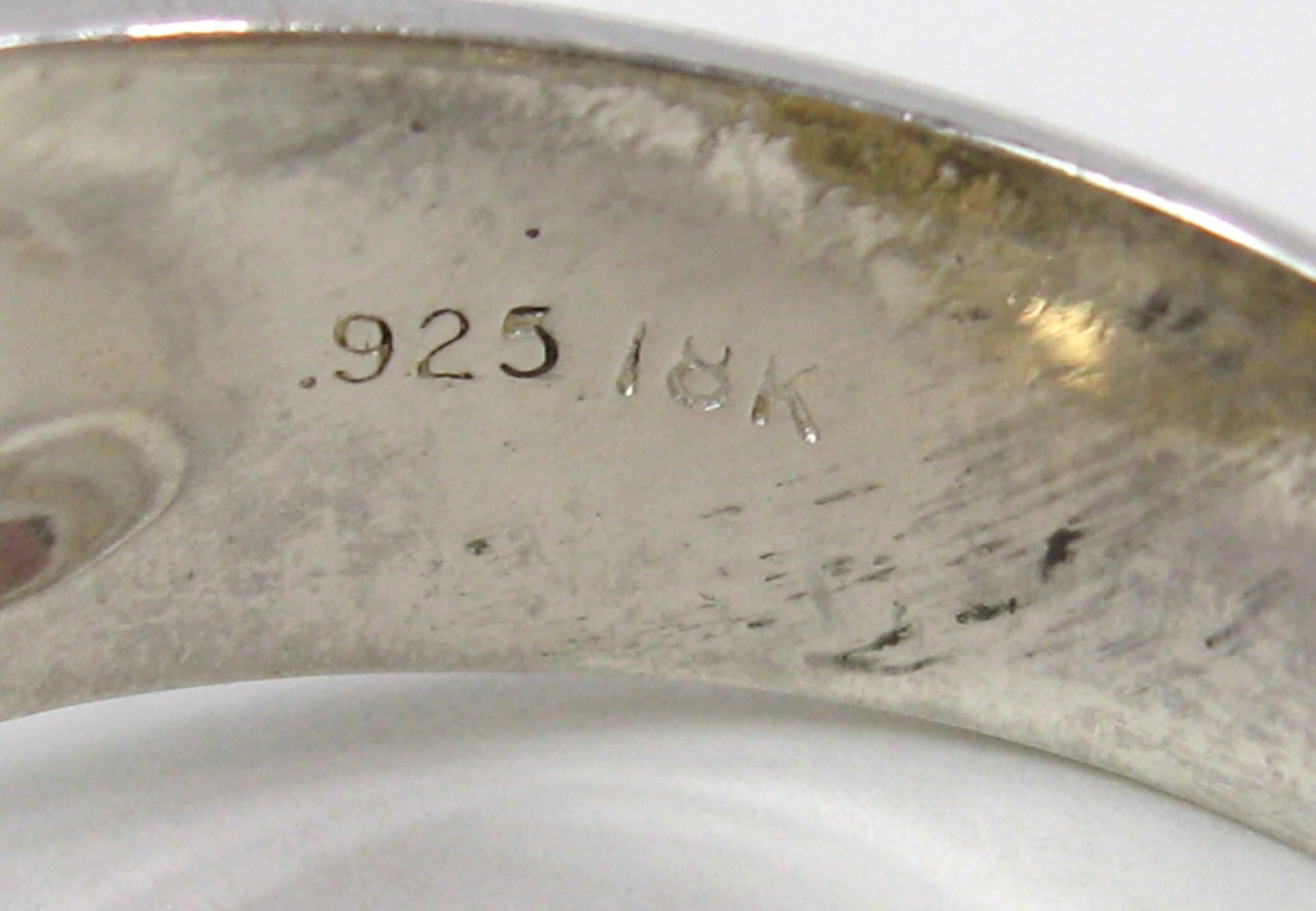 Spanish Cob Coin Ring - Half Reale in Sterling & 18Kt For Sale 5