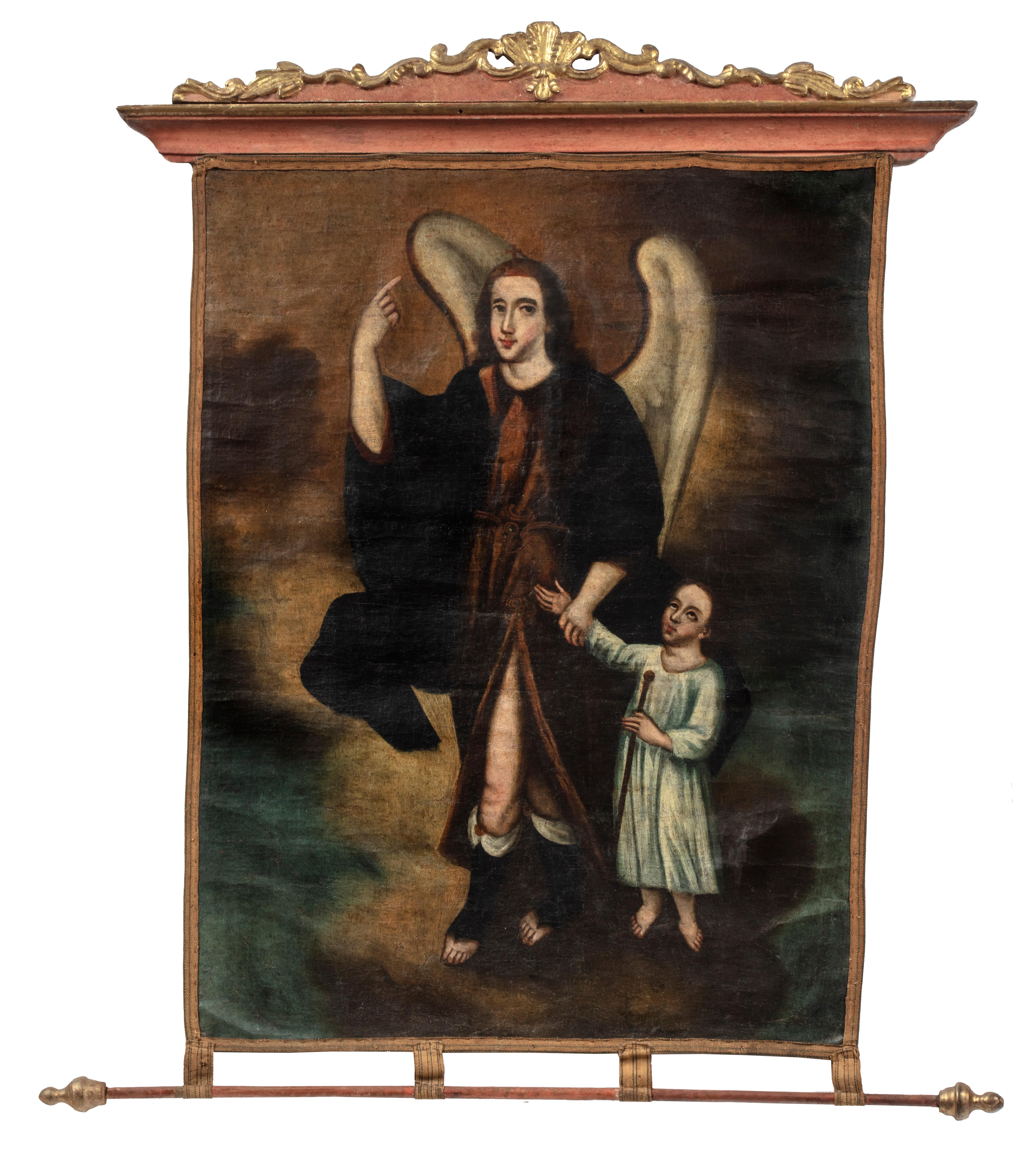 Un ange gardien guidant un Child