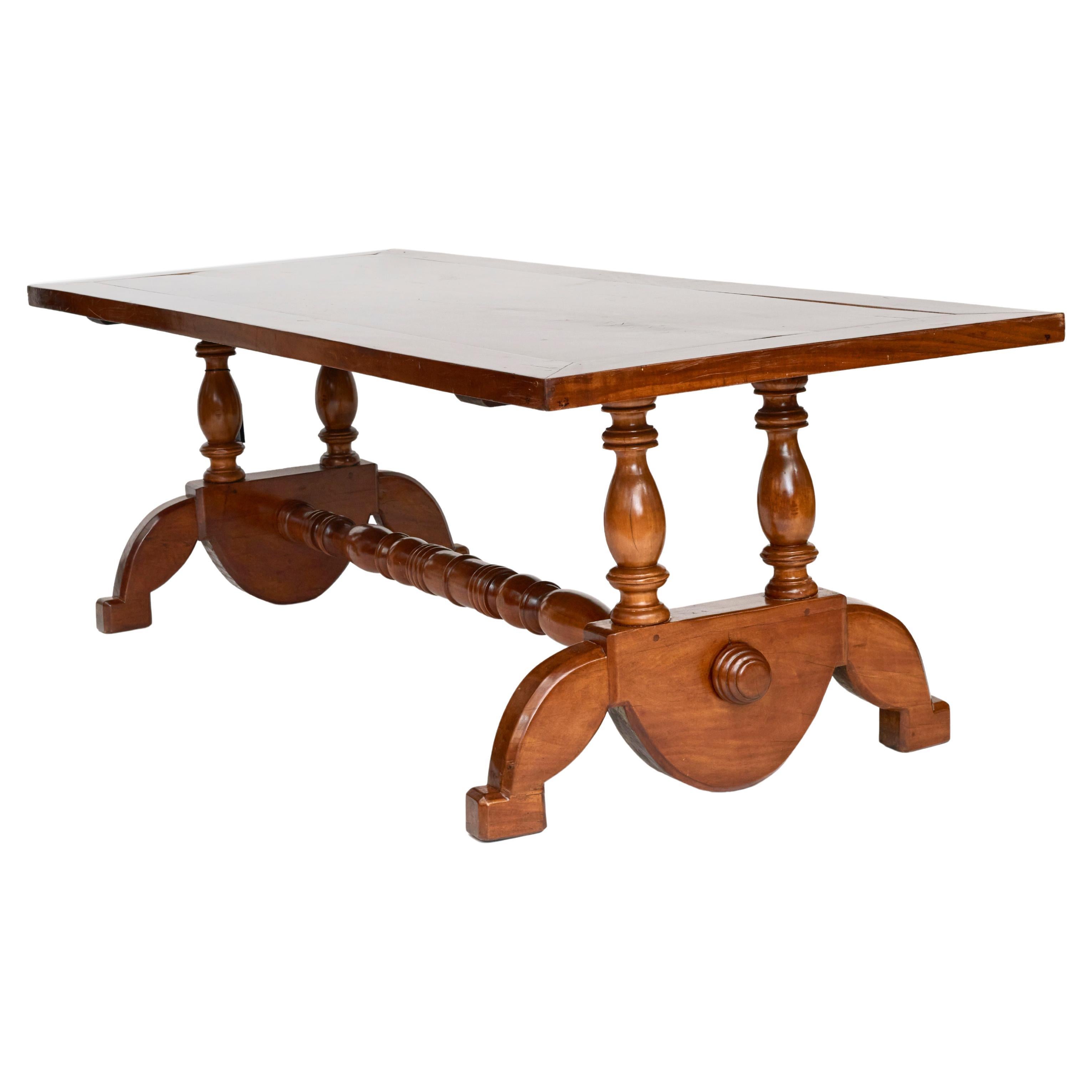 Spanish Colonial Dinning Table In Baroque Style  For Sale
