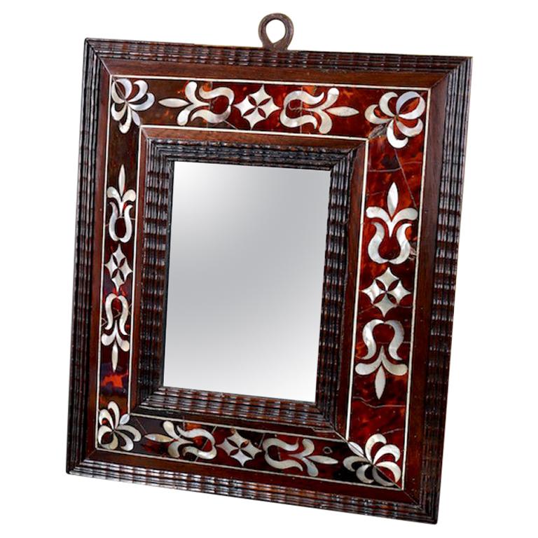 Spanish Colonial Mirror, Mexico, 17th Century For Sale