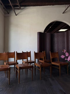 Spanish Colonial Oak & Leather Chairs