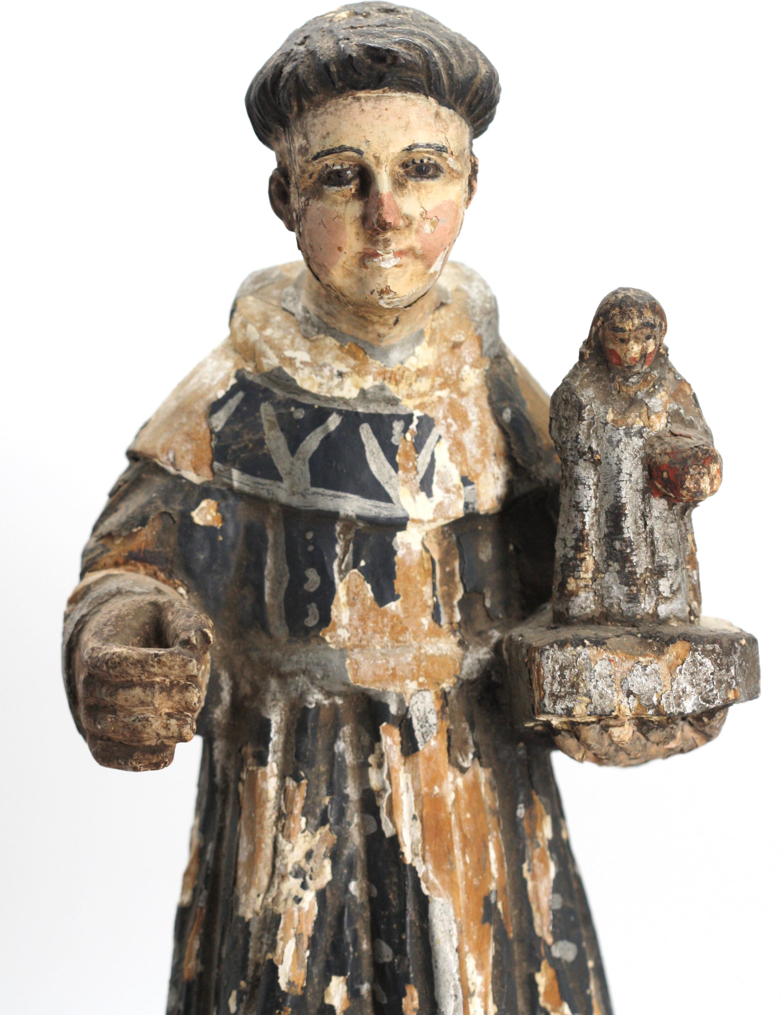 XX secolo Coloni spagnoli dipinti di Sant'Antonio in vendita