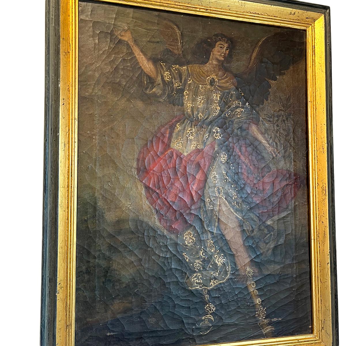 Pittura coloniale spagnola In condizioni buone in vendita a New York, NY