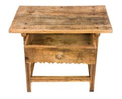 Spanish Colonial Period One-Drawer Hacienda Table, 18th Century