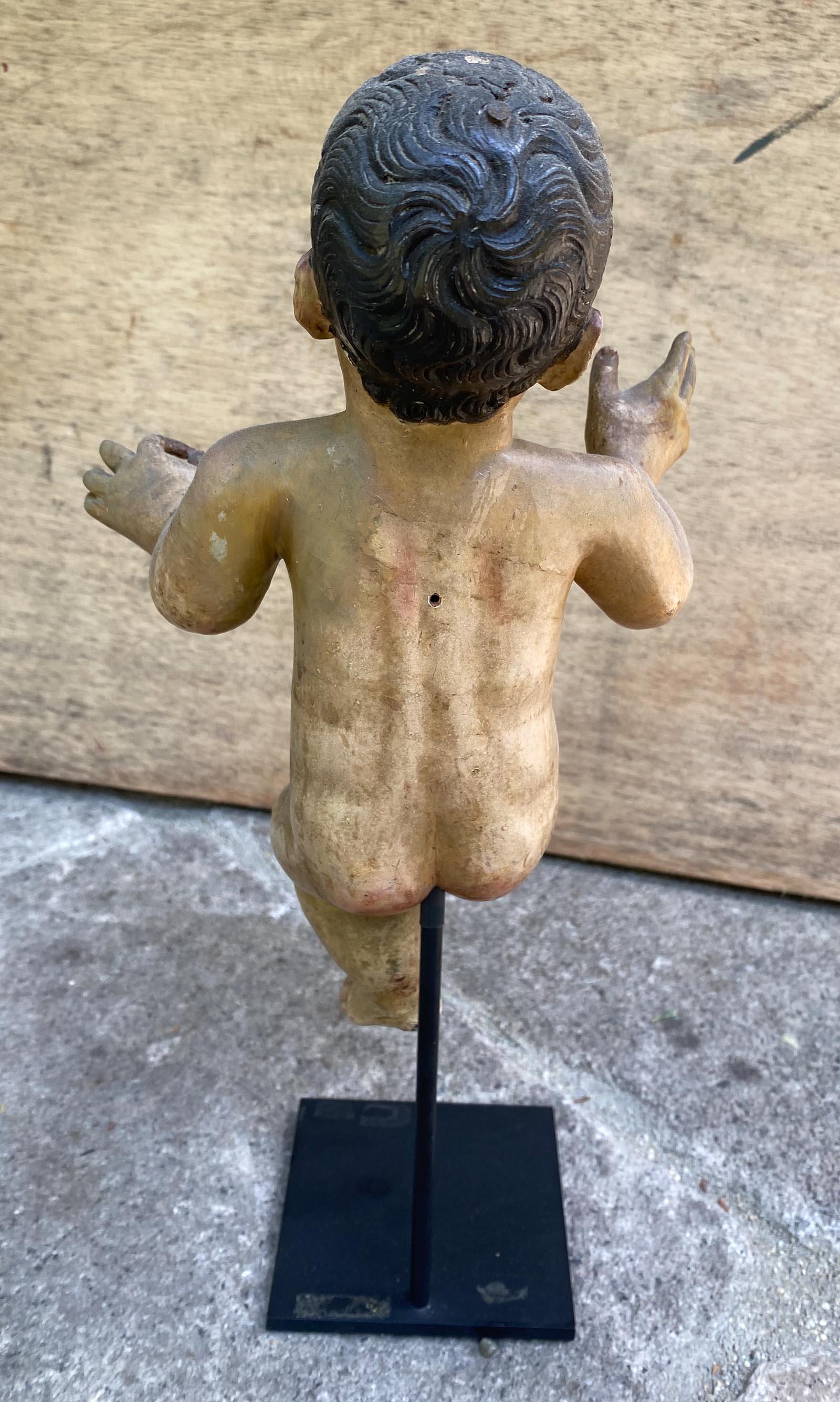 Nino colonial espagnol polychrome en vente 8