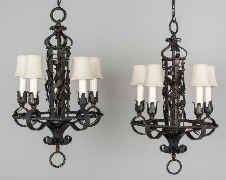 Spanish Colonial Revival Chandelier, Pair at 1stDibs spanish colonial