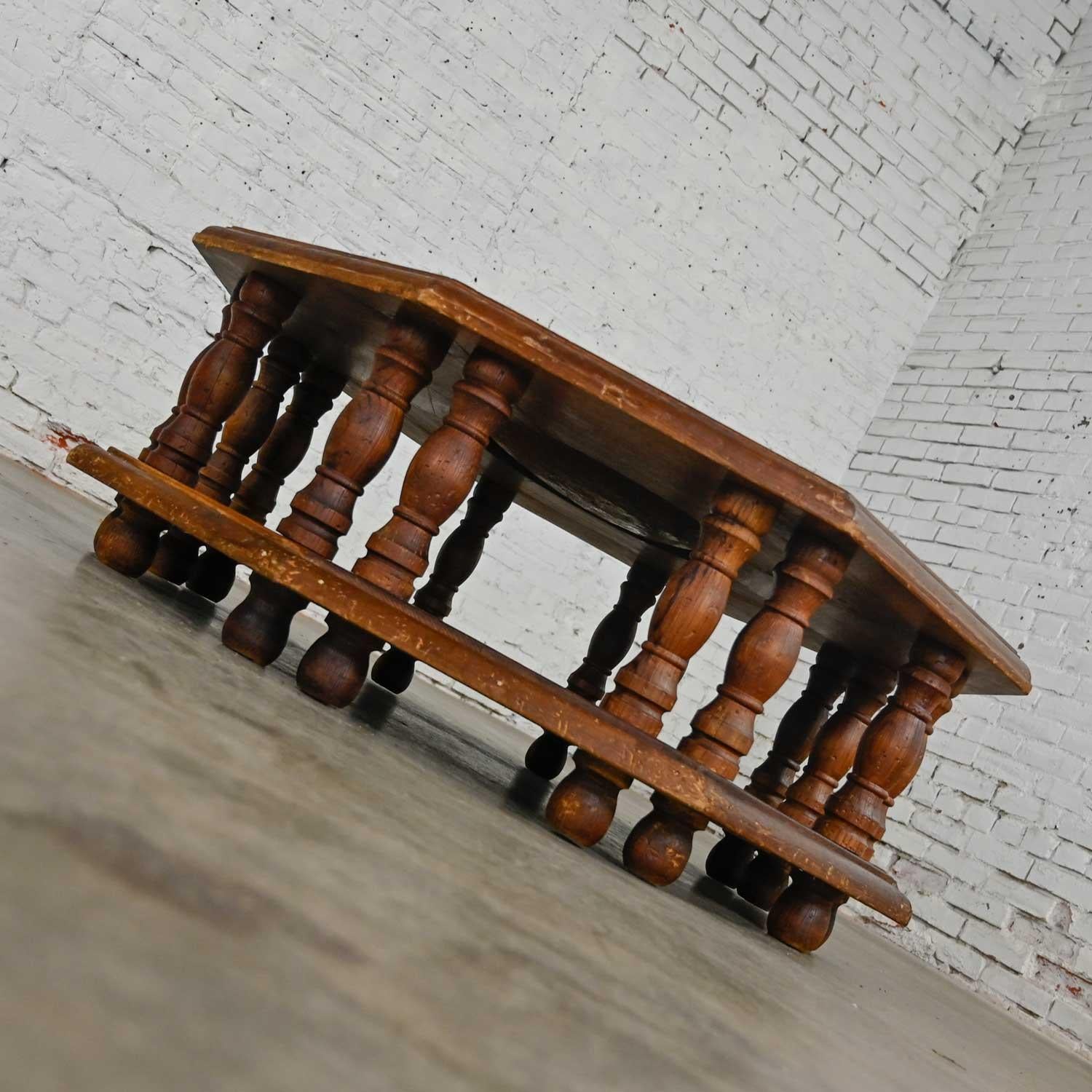 spanish revival coffee table