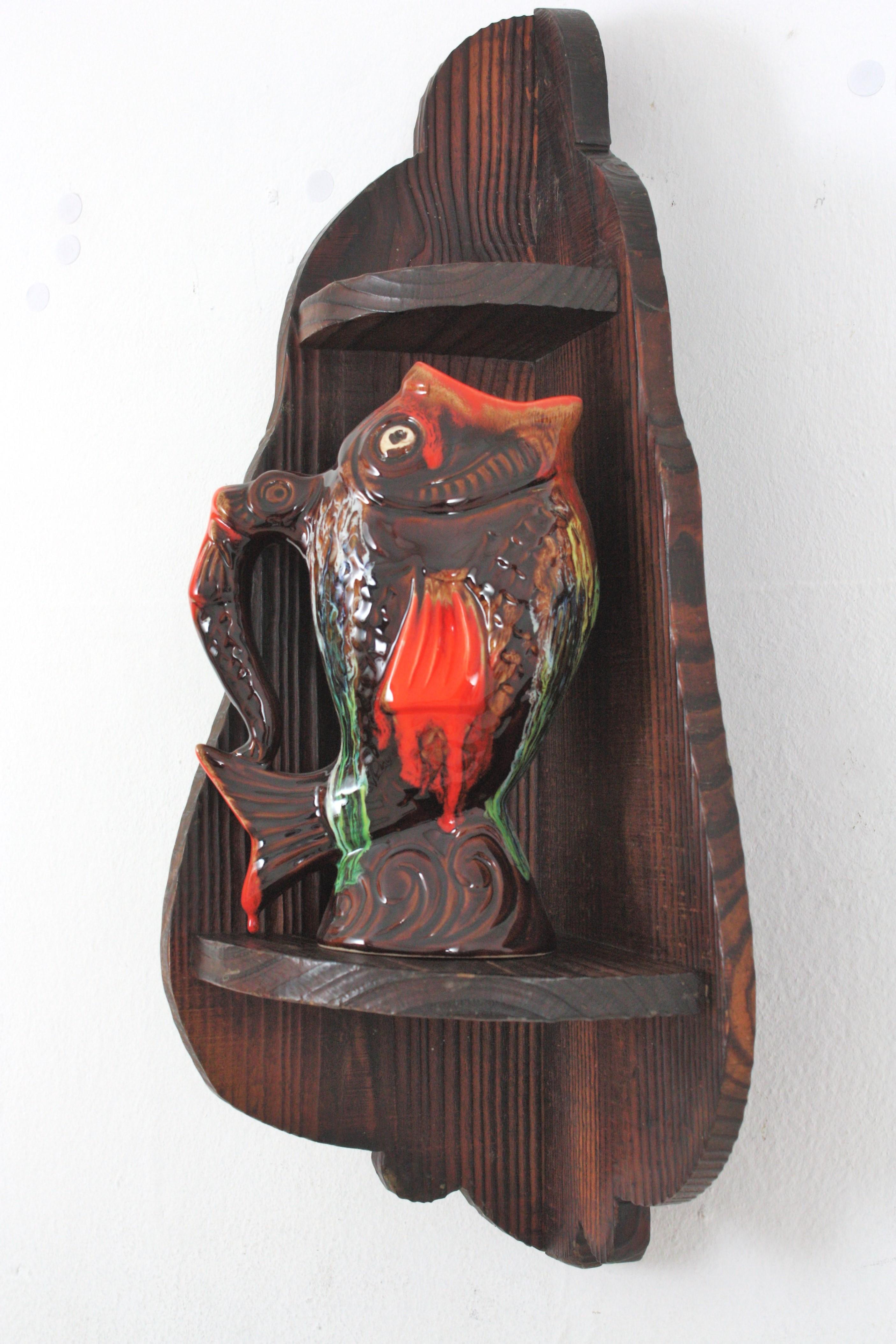 Estantería Rústica Colonial Española de Esquina en Madera Tallada en venta 6
