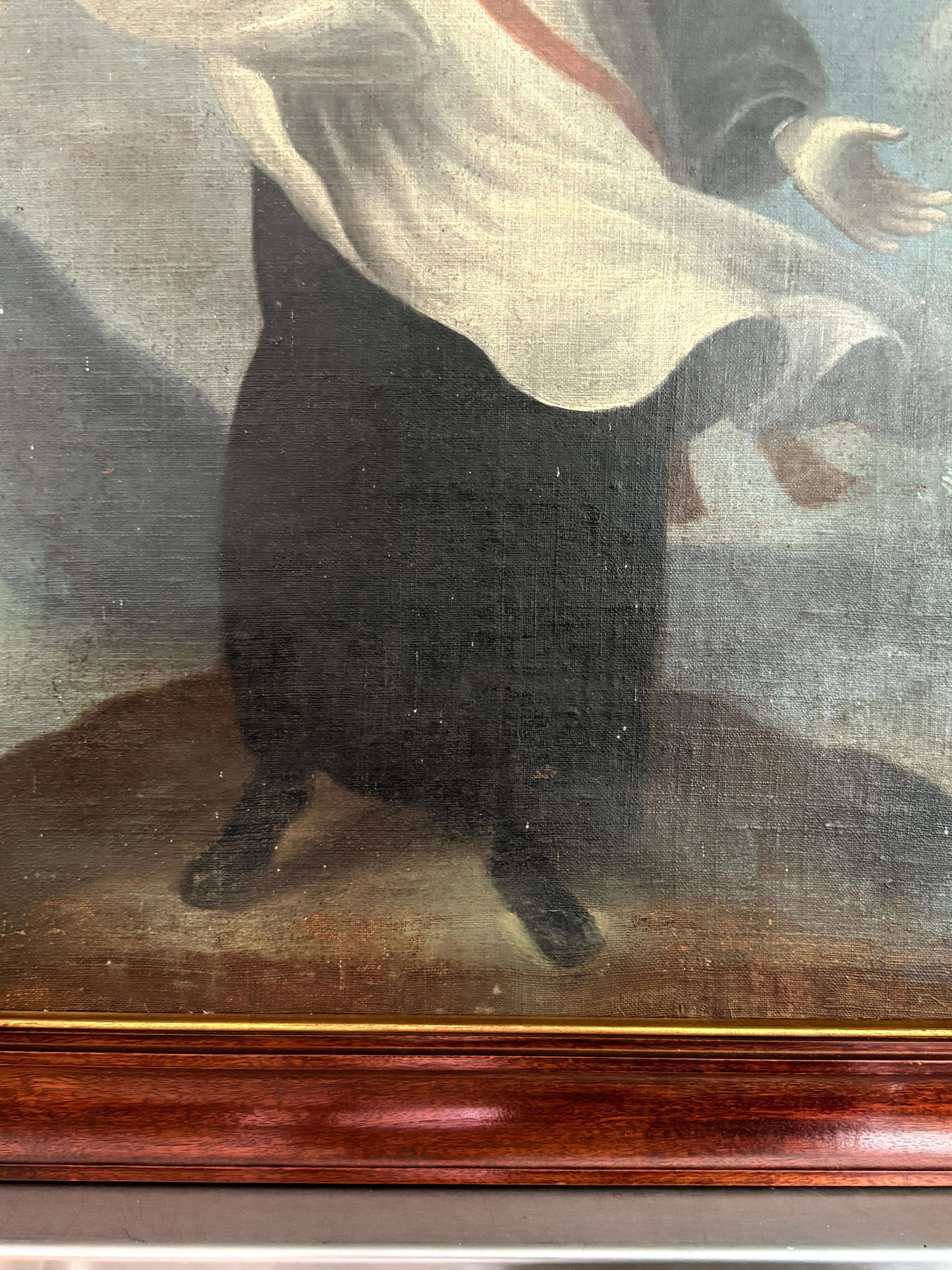 Saint Aloysius Gonzaga (San Luis Gonzaga) de l'époque coloniale espagnole, probablement C.C. 1760 en vente 3