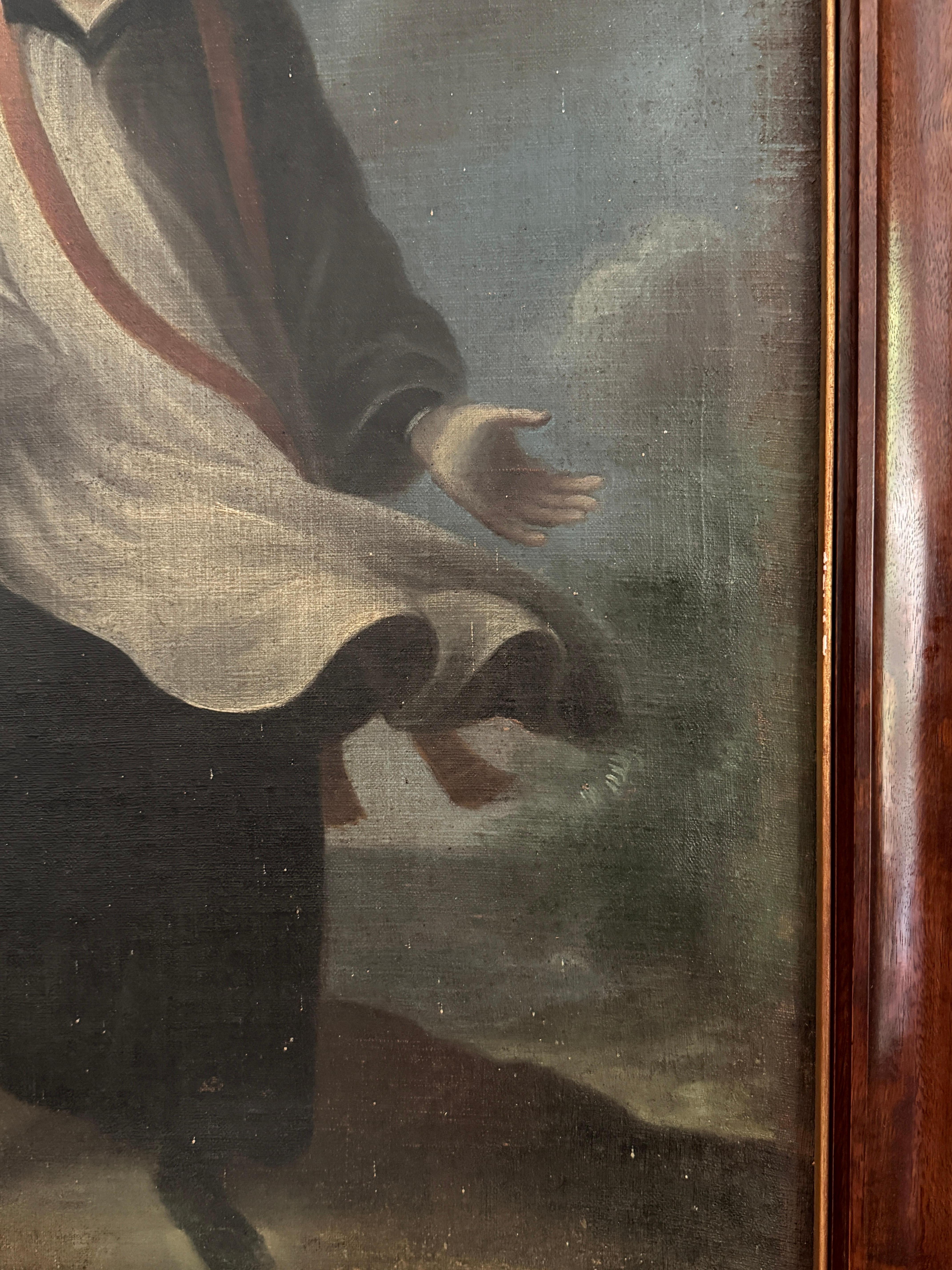 Saint Aloysius Gonzaga (San Luis Gonzaga) de l'époque coloniale espagnole, probablement C.C. 1760 en vente 1