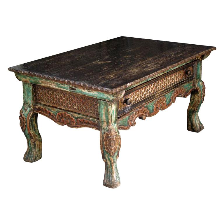 Spanish  Colonial Side Table For Sale