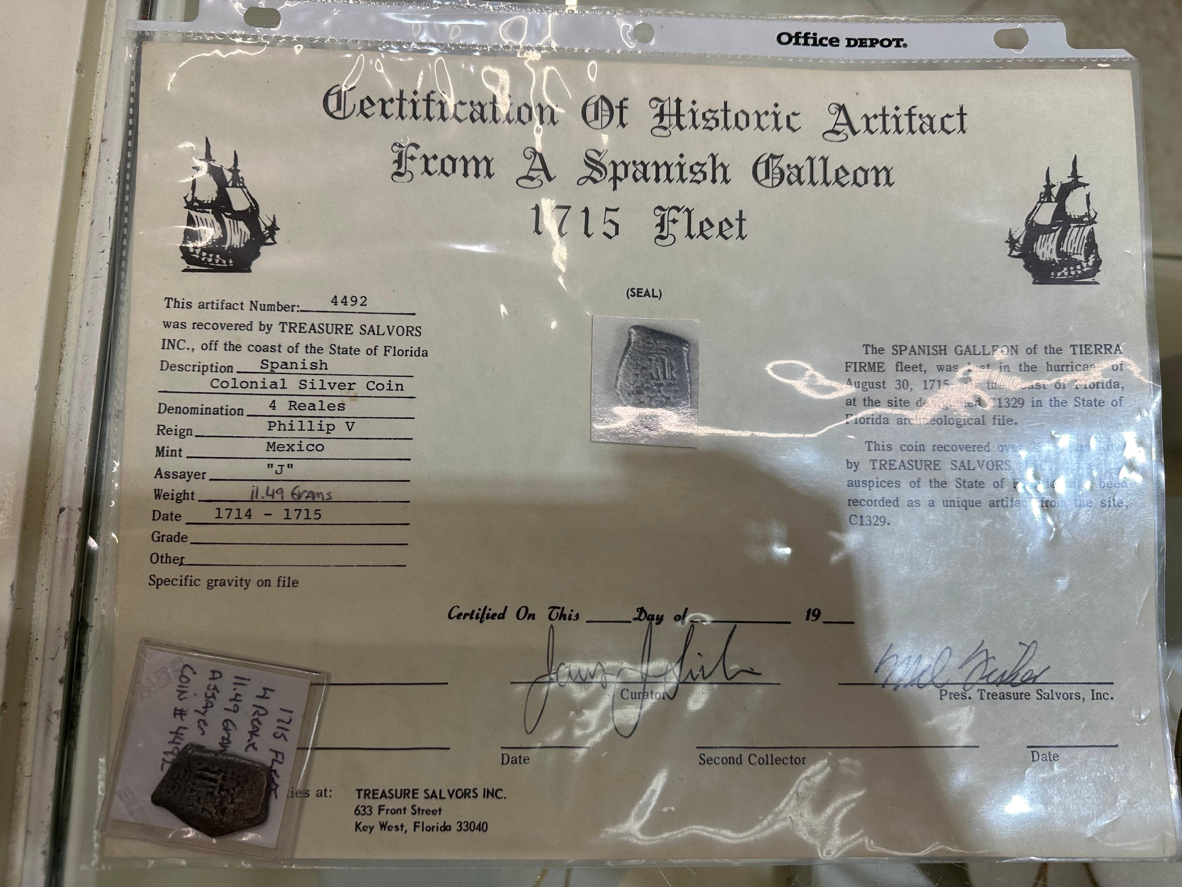 Beautiful coin rare and very authentic, please look at the certificate for details. Will come with fast shipping and all the documents.

WHAT YOU GET AT STAMPAR JEWELERS:
Stampar Jewelers, located in the heart of Jupiter, Florida, is a custom