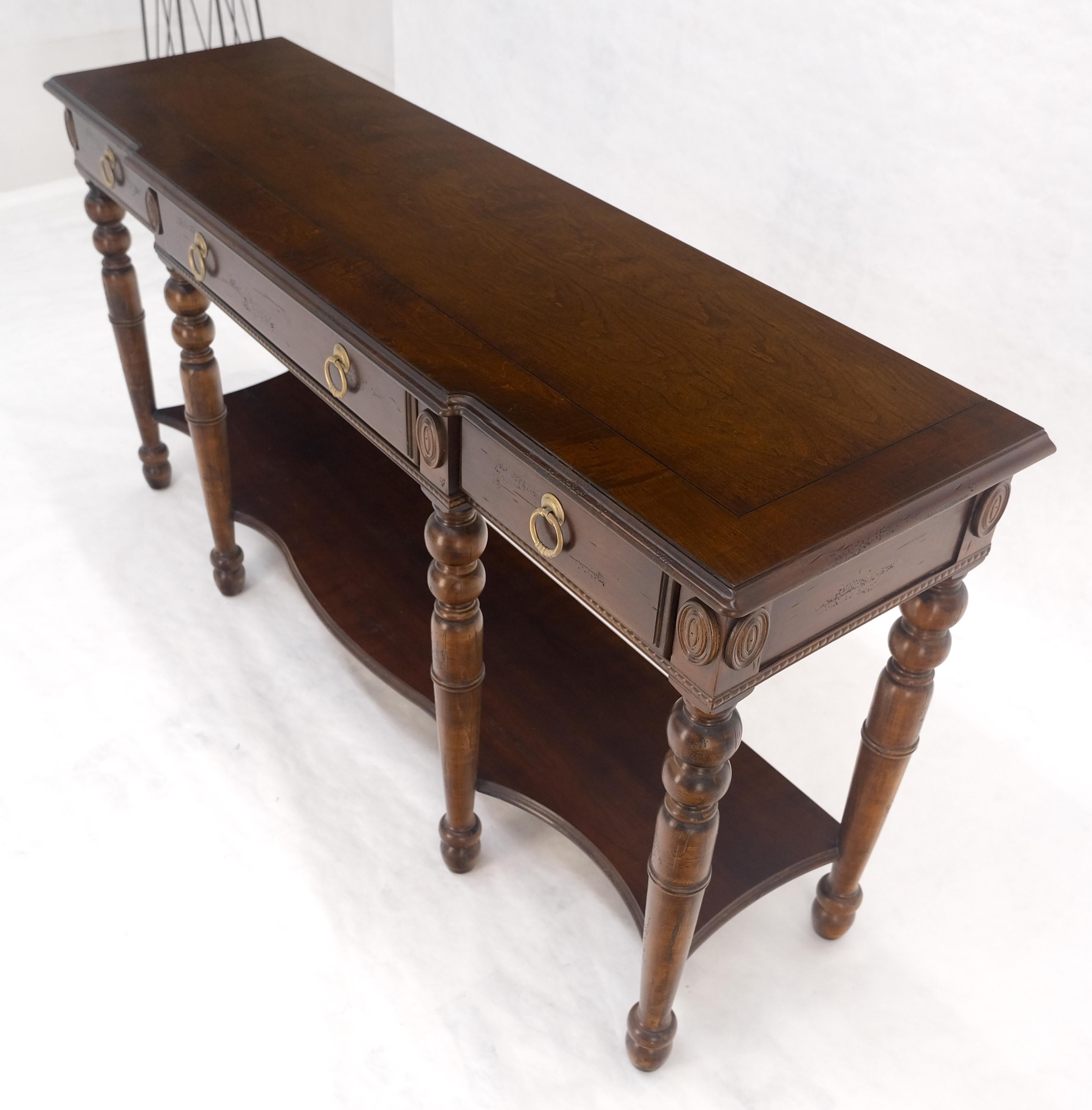 Table console à 3 tiroirs, 60