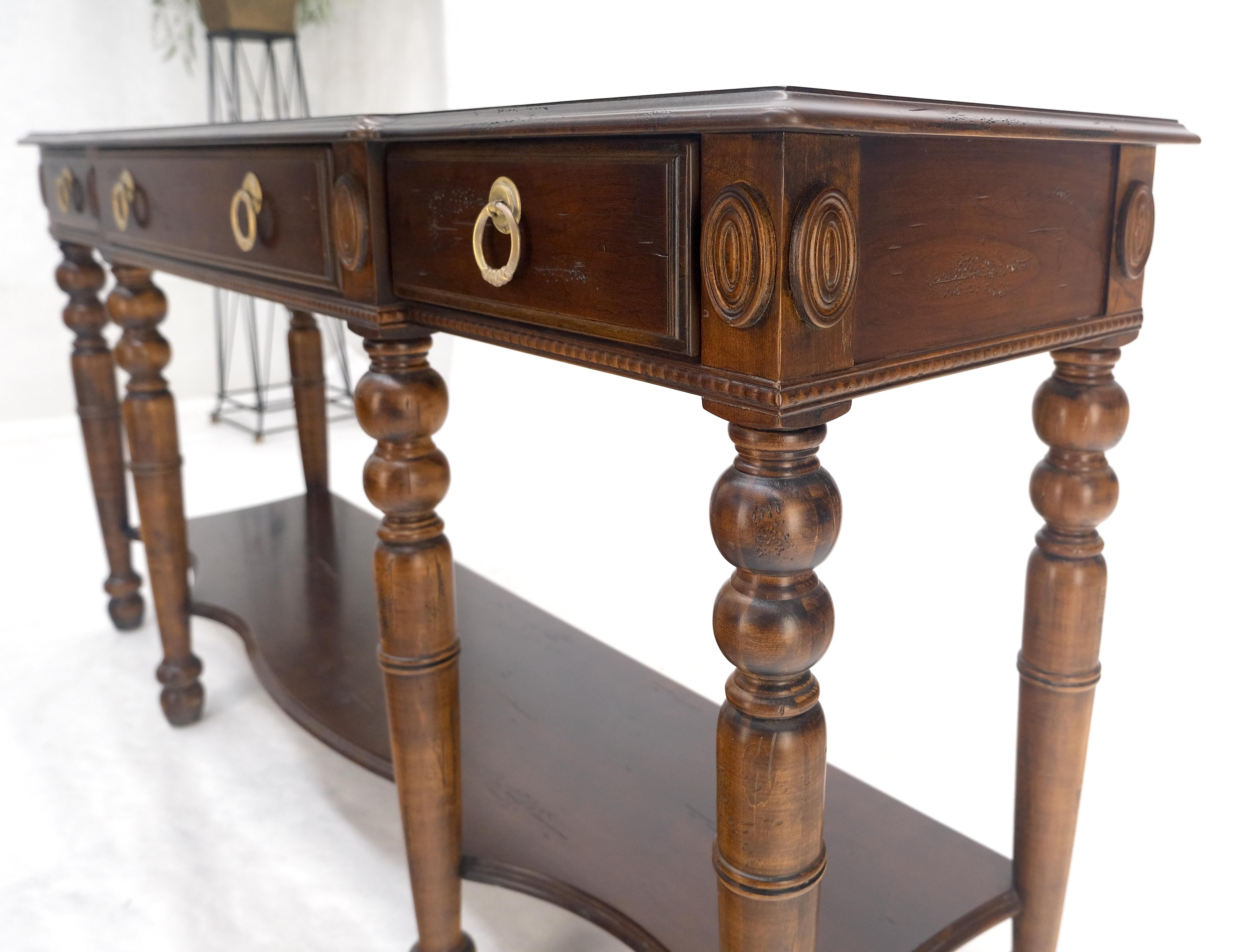 Table console à 3 tiroirs, 60