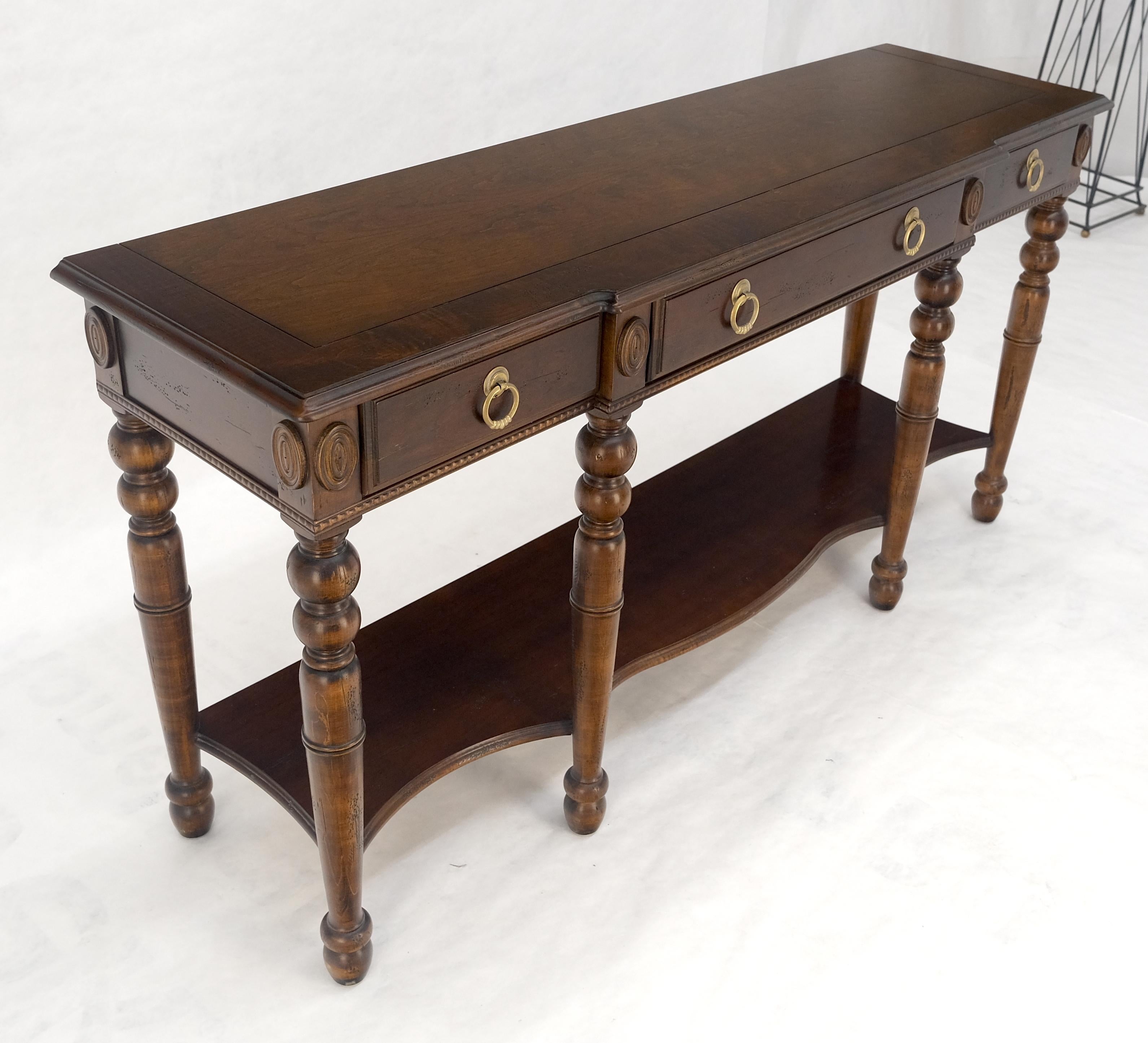 Table console à 3 tiroirs, 60