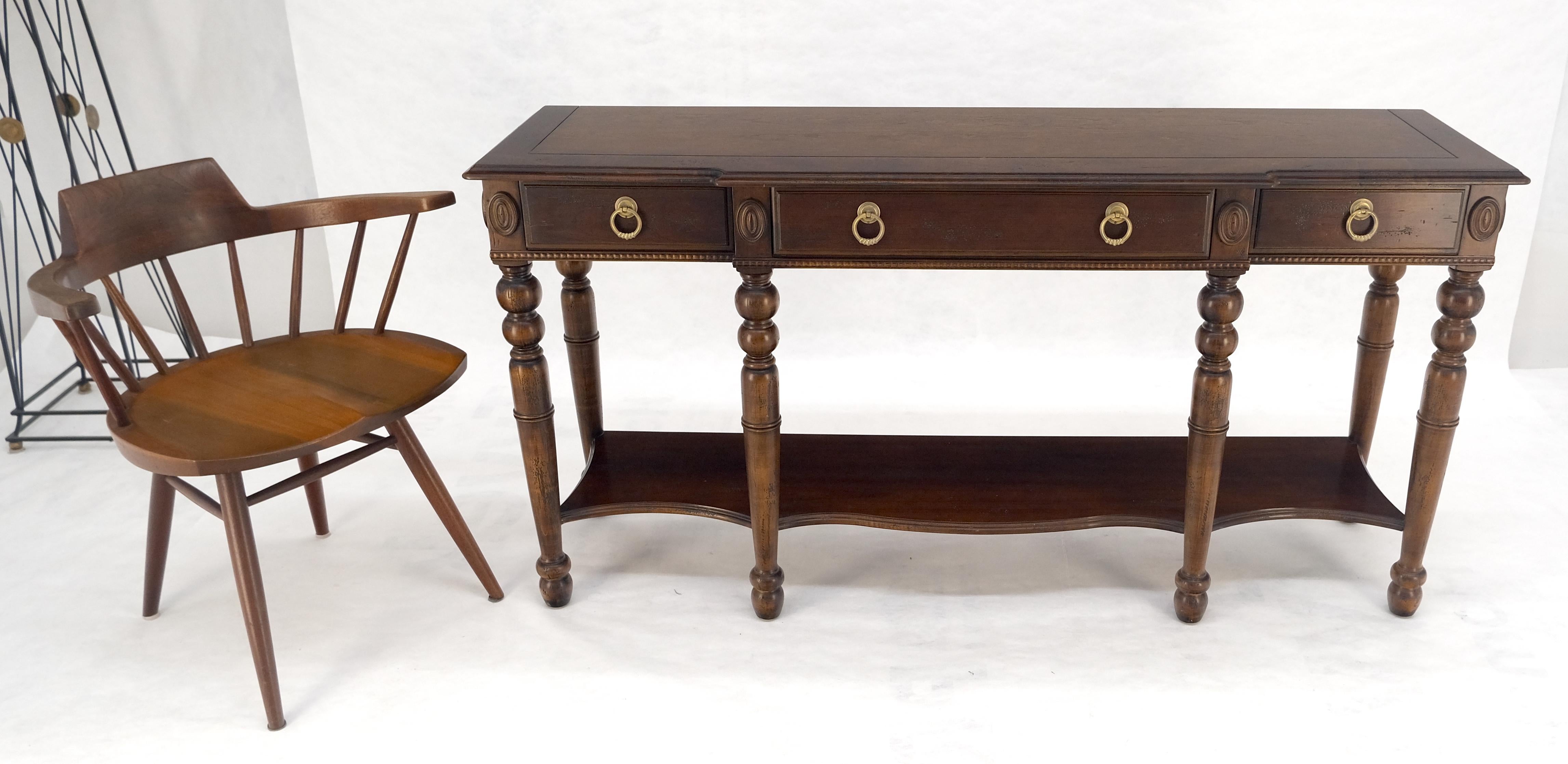 Laqué Table console à 3 tiroirs, 60
