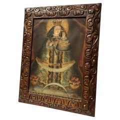 Spanish Colonial Style Painting, Cusco School, Peru 20th century, oil on canvas
