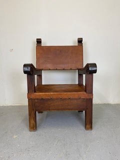 Spanish Colonial Throne Chair